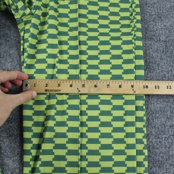 Lisa Says Gah Jeans Women 28 Robyn Wide Leg Vintage Rug Bocce Court Geometric - Picture 14 of 16